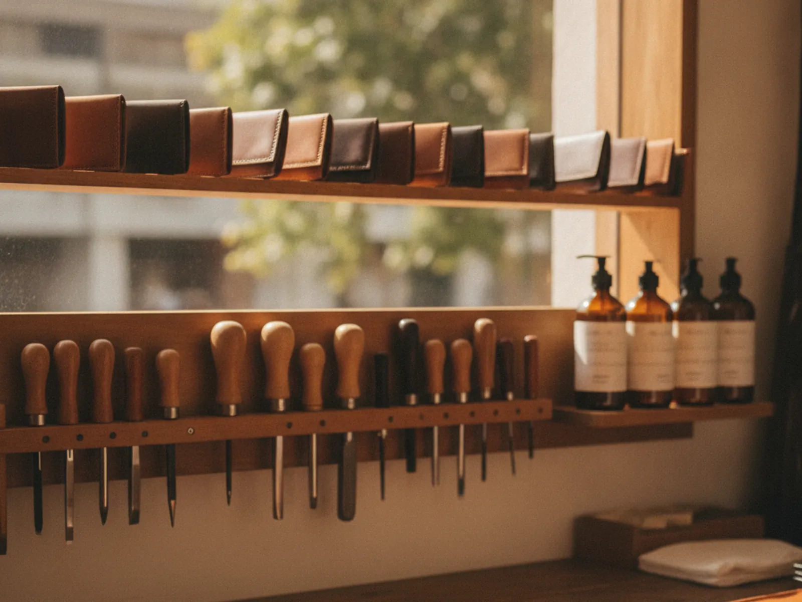 Leather Cleaners technician at work